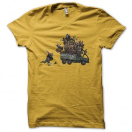 Shirt uncharted jaune pour homme et femme