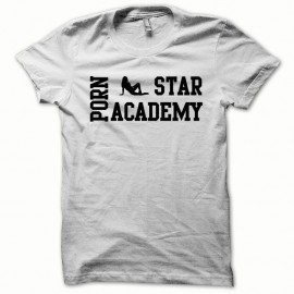Shirt Porn Star Academy noir/blanc pour homme et femme