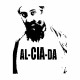 Shirt ben laden al cia blanc pour homme et femme