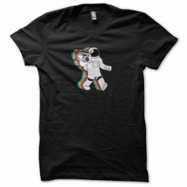 Shirt astronaute mtv noir pour homme et femme