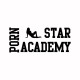 Shirt Porn Star Academy noir/blanc pour homme et femme