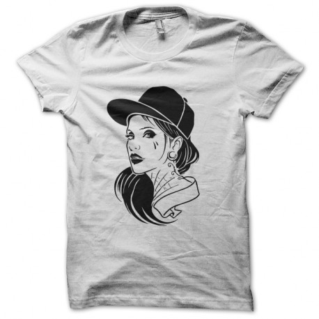 Shirt fatal girl blanc pour homme et femme
