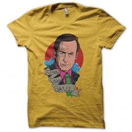 Shirt Better call Saul vecteur jaune pour homme et femme