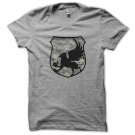 Shirt army anti terrorism logo gris pour homme et femme