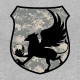 Shirt army anti terrorism logo gris pour homme et femme