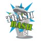 Shirt downtown trash bash logo Blanc pour homme et femme
