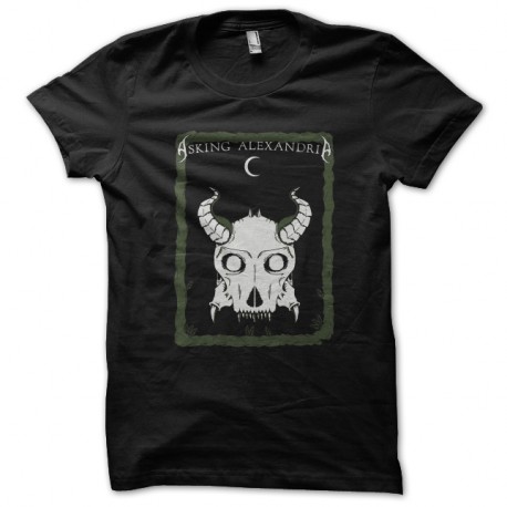 Shirt Asking Alexandria noir pour homme et femme
