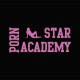Shirt Porn Star Academy rose/noir pour homme et femme