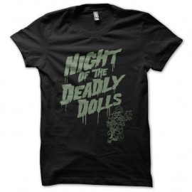 Shirt Night of the deadly dolls noir pour homme et femme
