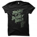 Shirt Night of the deadly dolls noir pour homme et femme