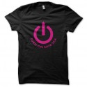 Shirt turn on safe sex noir pour homme et femme