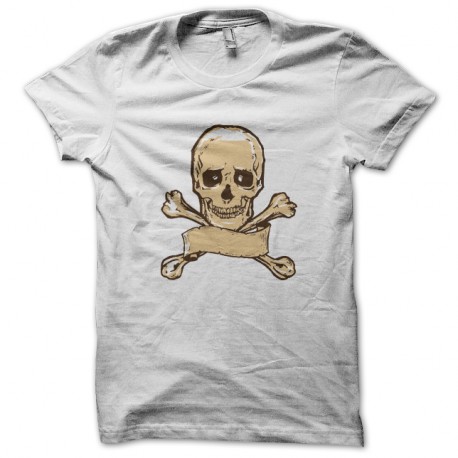 Shirt Skull and bone blanc pour homme et femme