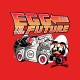 Shirt Egg to the Future rouge pour homme et femme