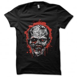 Shirt Zombie face noir pour homme et femme