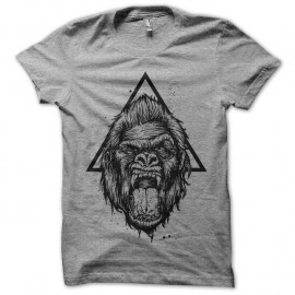 Shirt gorillaz logo gris pour homme et femme