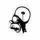 Shirt Parodie Homer noir/blanc pour homme et femme