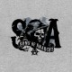 Shirt SOA logo noir sur gris pour homme et femme