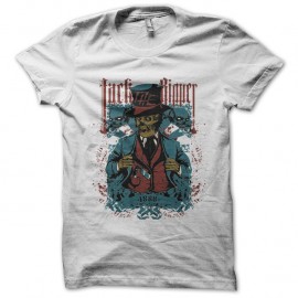 Shirt Jack the Ripper blanc pour homme et femme