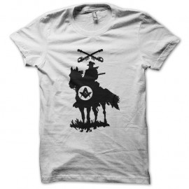 Shirt massonic logo blanc pour homme et femme