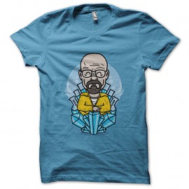 Shirt heisenberg en cristal bleu ciel pour homme et femme