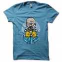 Shirt heisenberg en cristal bleu ciel pour homme et femme