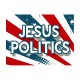 Shirt Jesus politics flag blanc pour homme et femme