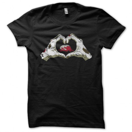 Shirt Love brain noir pour homme et femme