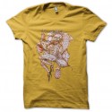 Shirt la reine squelette jaune pour homme et femme