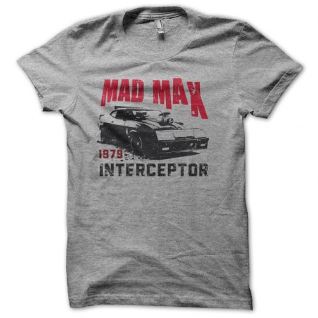 Shirt Mad Max Interceptor 1979 vintage gris pour homme et femme