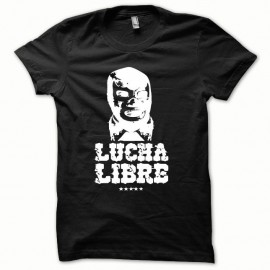 Shirt Lucha Libre blanc/noir pour homme et femme