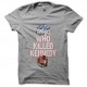 Shirt doctor who killed kennedy gris pour homme et femme