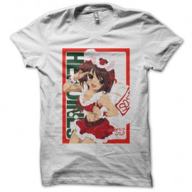 Shirt haruhi suzumiya cute blanc pour homme et femme