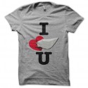 Shirt briseur de coeur gris pour homme et femme