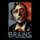 Shirt obama cerveau noir pour homme et femme