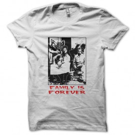 Shirt Family Is Forever blanc pour homme et femme