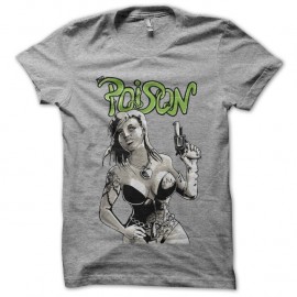 Shirt Miss Poison gris pour homme et femme