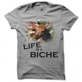 Shirt Life is a biche gris pour homme et femme