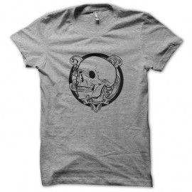 Shirt tatouage crane gris pour homme et femme