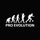 Shirt Pro Evolution blanc/noir pour homme et femme