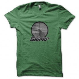Shirt Sniper vert pour homme et femme