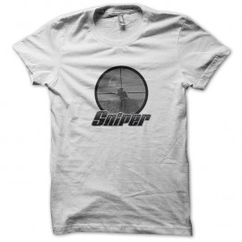 Shirt Sniper blanc pour homme et femme