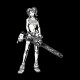Shirt juliet starling fatal noir pour homme et femme