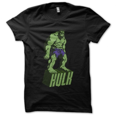 Shirt The Hulk noir pour homme et femme