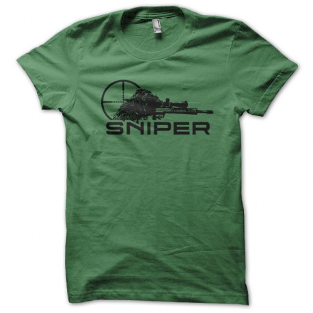 Shirt Sniper logo vert pour homme et femme