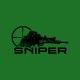 Shirt Sniper logo vert pour homme et femme