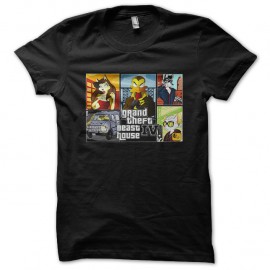 Shirt gta 4 beast house version noir pour homme et femme