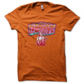 Shirt defiant sitting bull orange pour homme et femme