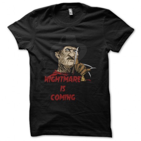 Shirt Nightmare is Coming noir pour homme et femme