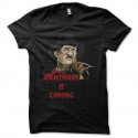 Shirt Nightmare is Coming noir pour homme et femme