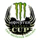 Shirt Monster Energy Cup blanc pour homme et femme
